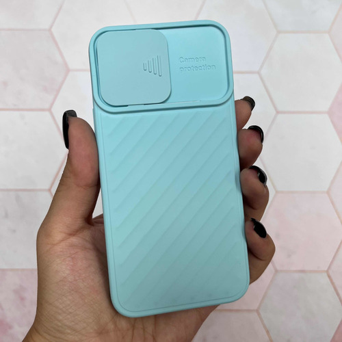 Funda Silicona Slim Cámara Oculta Para iPhone 12 Mini