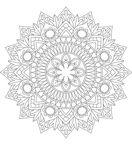 Pdf Imprimible Para Colorear: 100 Mandalas Maravilla