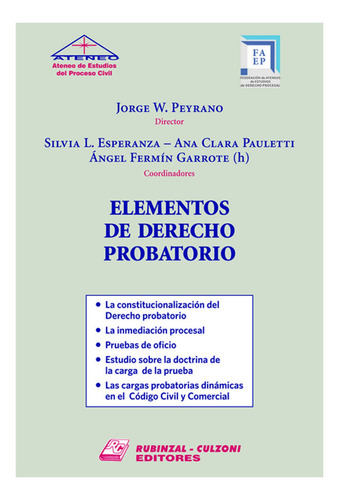 Elementos De Derecho Probatorio - Esperanza, Peyrano, Paulet