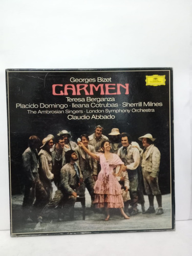 Georges Bizet- Carmen (beranza, Domingo) 3 Lp Box Set, Ger