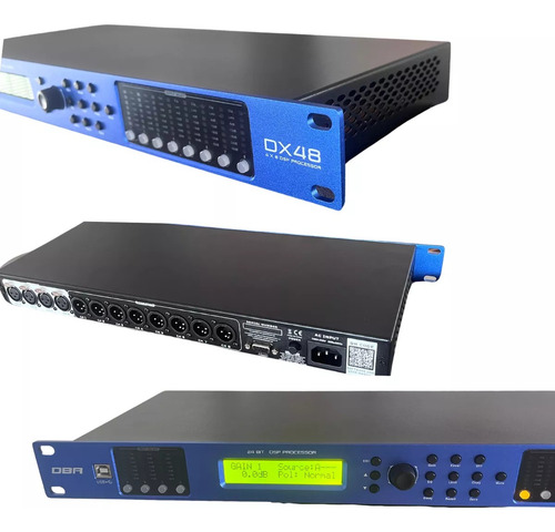 Processador De Áudio Dbr Dx48 4 In 8 Out C/ Software