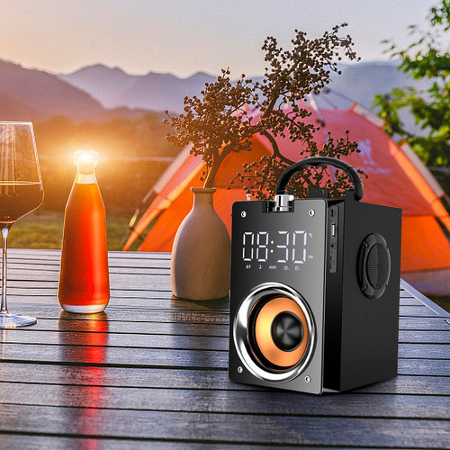 Altavoz Bluetooth De Alta Potencia, Puerto Inalámbrico Y Sub