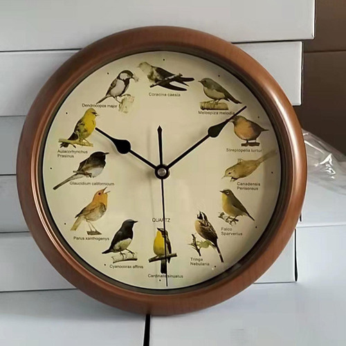 Reloj De Pared De Pájaro Minimalista Silencioso Que Reloj ,