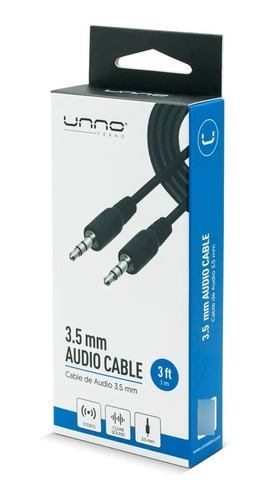 Cable Auxiliar Plug 3.5mm Macho/macho Audio 1.5m