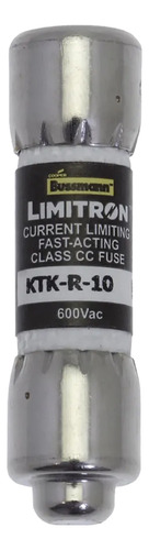 Ktk-r-10 Bussman Fusible 10 Amps 600v Rapido Limitron