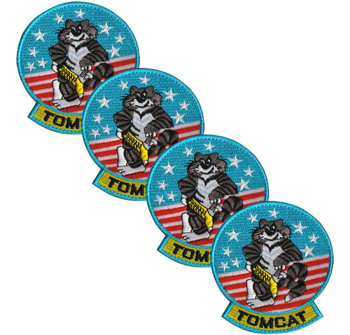 Bordados Insignias De Aeronáutica, Mxtcz-004, 4 Parches, Tom Diseño De La Tela Bordada