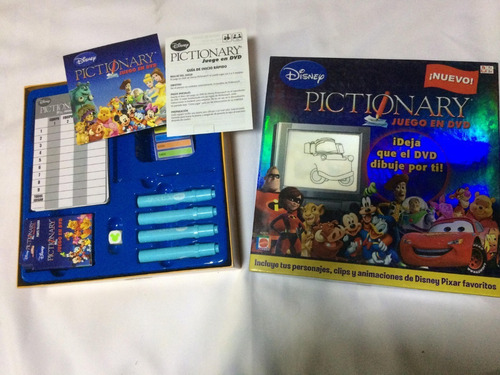 Juego De Mesa Pictionary Disney Dvd (Usado)