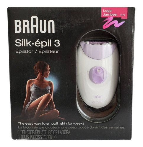 Braun Silk-pil 3 Depiladora Para Mujer, Depilación Eléctrica Color Blanco