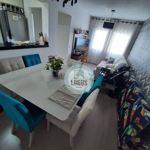 Imagem 3 de 22 de Apartamento No Residencial San Marco Com 62m² Composto 2 Dormitórios Com Planejados 1 Suíte, À Venda Por R$ 320.000,00 - Independência - Sbc/sp - Ap1889
