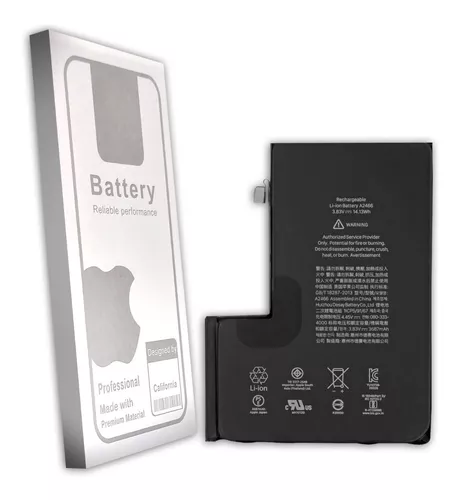 (4600 mAh) Batería para iPhone 12 Pro Max, (Modelo: A2410 A2411 A2412  A2342) Batería de repuesto con alta capacidad para iPhone 12 Pro max con  kit de