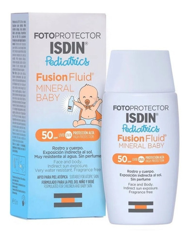 Fotoprotector Isdin Pediatrics Ff Mineral Baby 50+ X 50 Ml