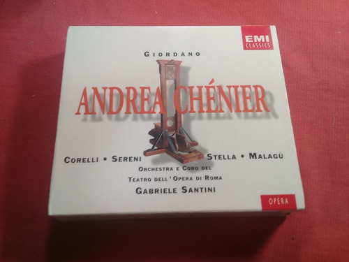 Umberto Giordano  / Andrea Chenier Cd Doble Con Lib/ Ger B20