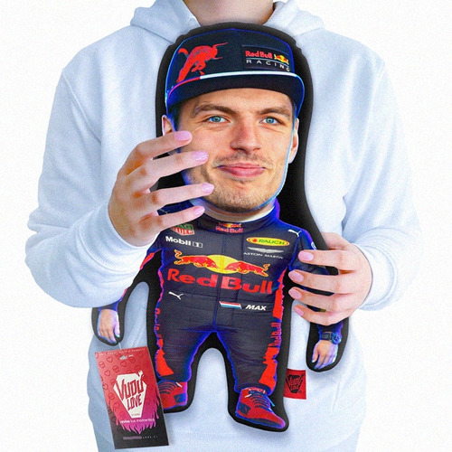 Cojín Max Verstappen Chiquito F1 40cm Vudú Love