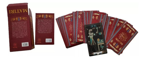 Tarot Egipcio Baraja Mazo Cartas Matiri Con Manual Español