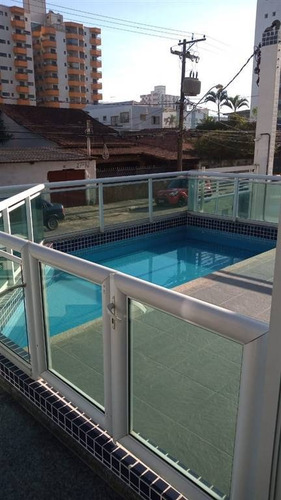 Imagem 10 de 20 de Apartamento 2 Dormitóriosvista Mar - Varanda Gourmet - Ocian - Wb00338ws