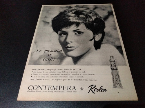 (pb194) Publicidad Clipping Maquillaje Revlon * 1966