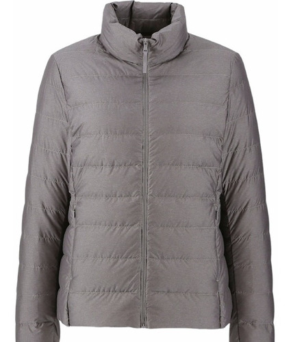 Campera Uniqlo Ultra Light Down Jacket Original 100% Gris 07