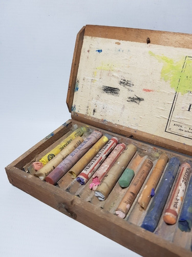 Imagen 4 de 9 de Antigua Caja De Pasteles Pinturas Francesas Mag 57513