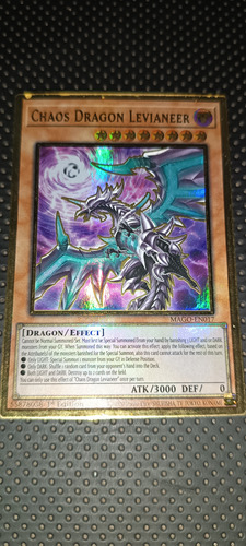 Carta Yugioh Chaos Dragón Levianeer Mago 