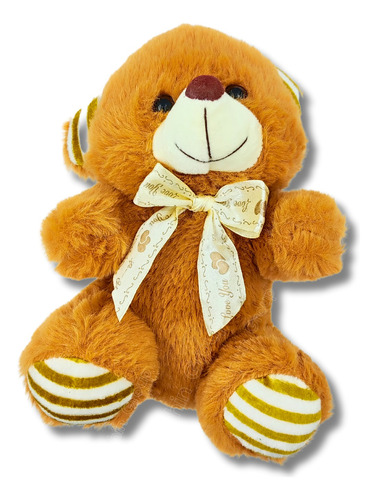 Osito De Peluche Con Bonitos Detalles Ideal Para Regalo 23cm