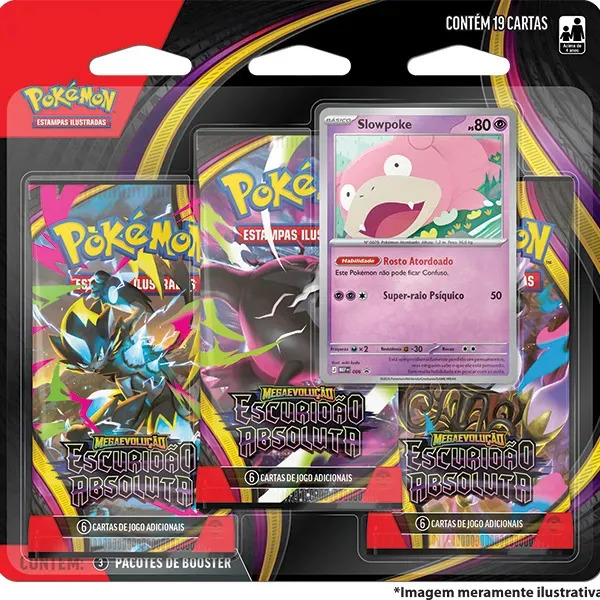 Blister Triplo Pokémon ME05 Escuridão Absoluta