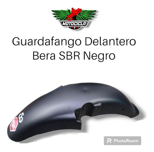 Guardafango Delantero Moto Bera Sbr Negro