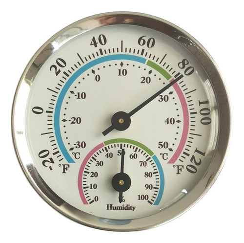 2 X 2 Inch Wall Hygrometer Humidity Meter Aluminum Diameter