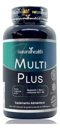 Magnesio Vitamina K2 D3 Multiplus 120 Cap Natural Health