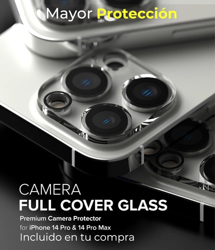 Imagen 4 de 10 de Case Funda Clear Magsafe iPhone 14, Pro, Max Set Protector