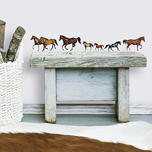 Roommates Rmk1017scs Wild Horses Peel And Stick Vinilos Deco