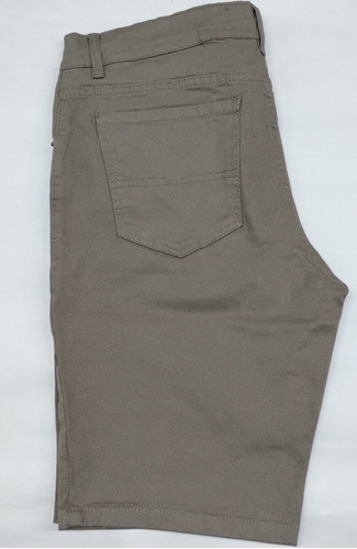 Bermudas De Gabardina Elastizada Talles Especiales 56-58-60!