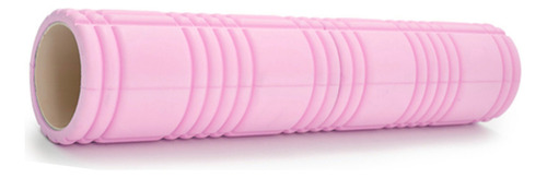 Rolo Rodillo Yoga Pilates 64 Cm X 14 Cm Masajes Texturado Color Rosa claro