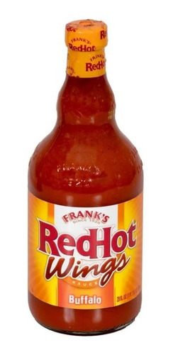 Salsa Para Alitas Franks Red Hot Wings Sabor Buffalo 680ml