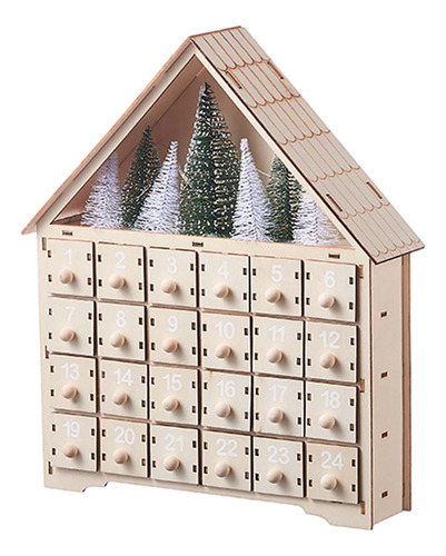 Calendario De Adviento Decoración De 24 Días Para