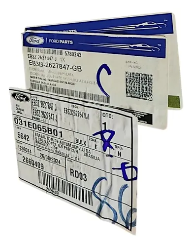 Painel Coluna Porta Ranger 12/19 Tras Esq Orig Eb3z2627847j