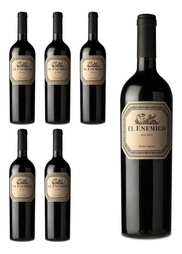 Vino El Enemigo Malbec X6. Quirino Bebidas