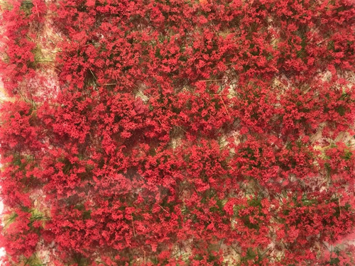 Imagen 4 de 8 de Nico Blister De Matas Y Flores Rojas D 10 Mm H0 (pmf 05)