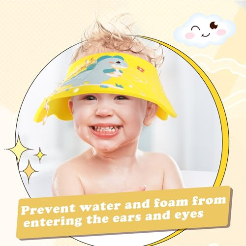 Gorro De Ducha Para Bebé Con Visera Ajustable Gorro De Baño