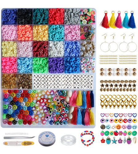 5800 Cuenta Arcilla Para Hacer Pulsera Kits Polimerica