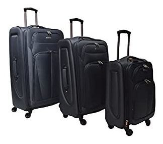 Maleta - Ornate 3 Piece Luggage Sets With Spinner Wheels (si | Envío gratis