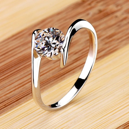 Imagen 7 de 9 de Fabricación, Anillos De Compromiso Oro Blanco De 18k Garant