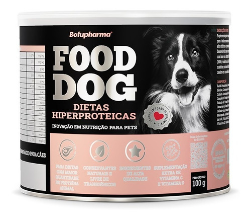 Food Dog Suplemento Dietas Hiperproteicas 100g-pet Line