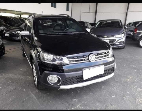 Blindado Volkswagen Saveiro Cross Dupla 1.6 Flex 2015 Preto