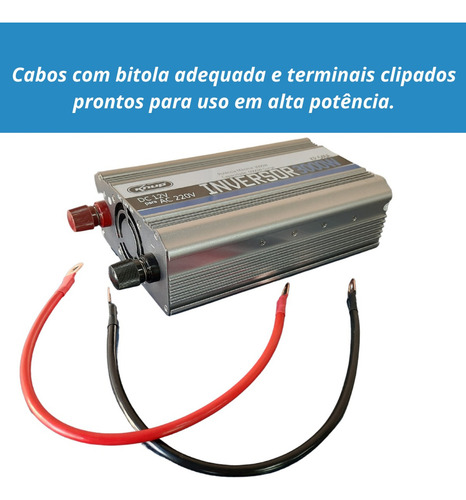 Transforme 12v Em 220v Com O Inversor Knup Kp-546a