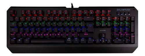 Teclado Gamer Balam Rush Havoc Usb Rgb Español Usb Br-929660