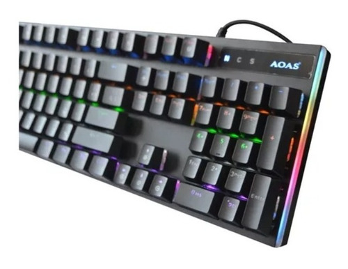 Teclado Gamer Mecánico Aoas Español M-600