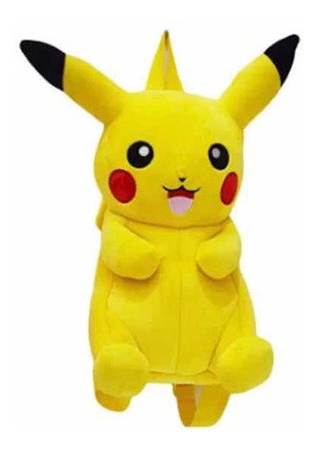 Súper Peluche Anime Mochila Bolso Pikachu Pokemon Eevee Wow