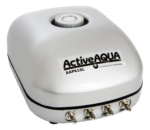 Hydrofarm Aapa15l Active Aqua, 4 Salidas, 6 W, 15 L/min De A