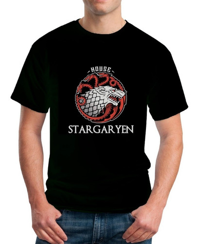 Playera Camiseta Games Of Thrones House Stark Targaryen