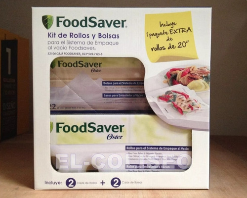 Empaque Al Vacio Food Saver Oster 44 2 Caja Bolsa 2 Rollo A 